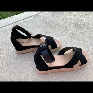 JustFab Elizaveta Wedge Sandal size 7.5